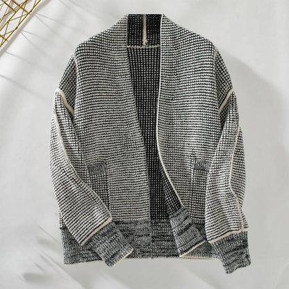 Varm og elegant strikket cardigan til kvinder