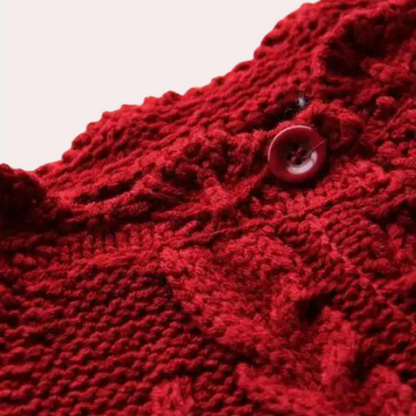 Sofistikeret strikket cardigan til kvinder