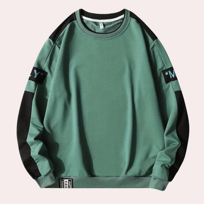 Stilfuld sweatshirt til mænd