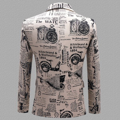 Moderigtig blazer til mænd