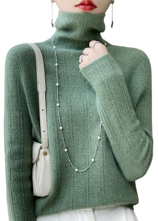 Strikkede linjer sweater til kvinder