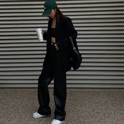 Stilfuld Blazer Med Retro-Look Til Kvinder
