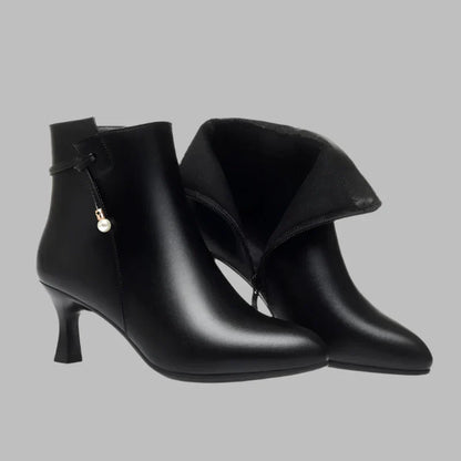 Hæle Sorte støvler til kvinder