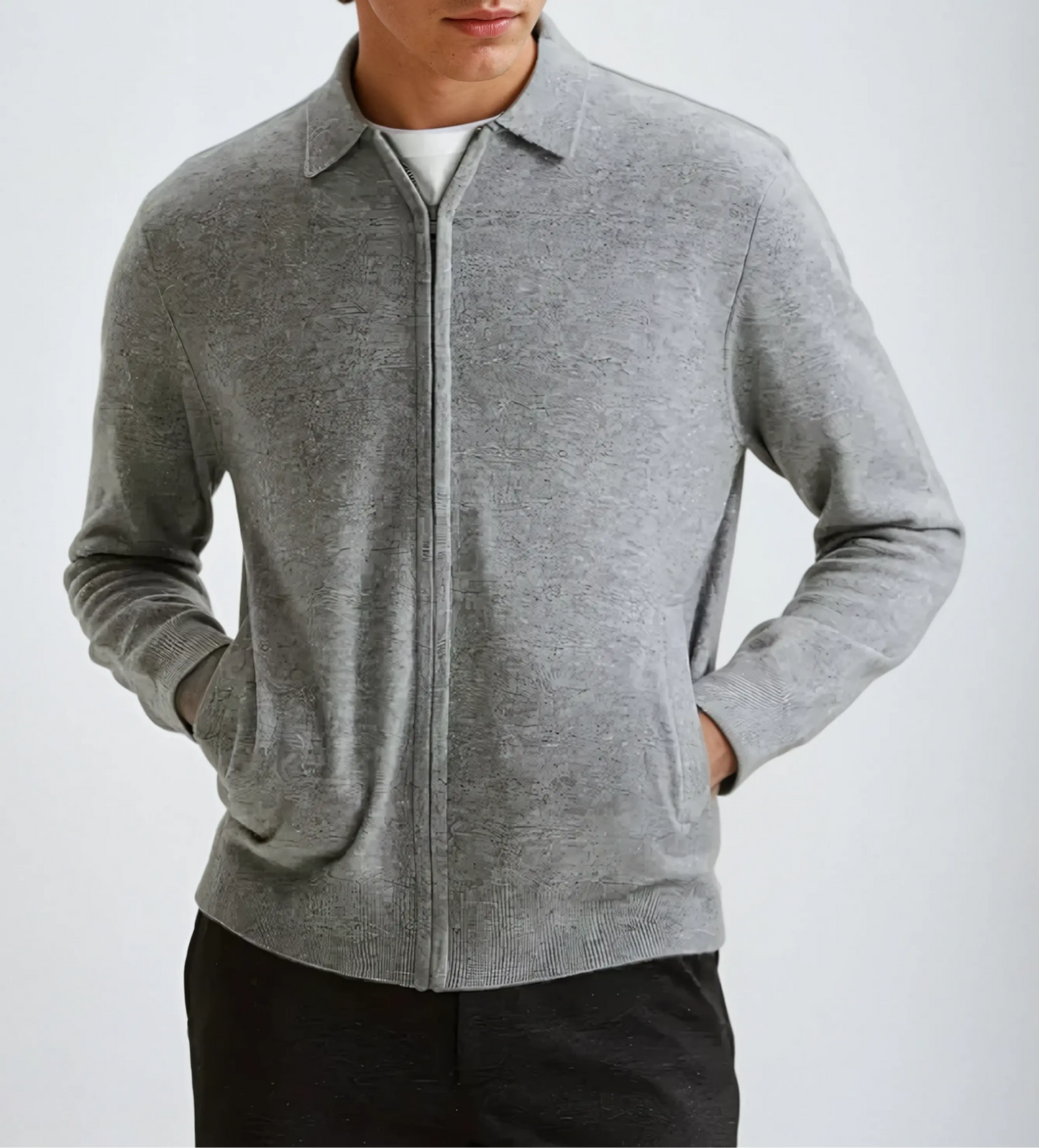 Grå sweater til mænd
