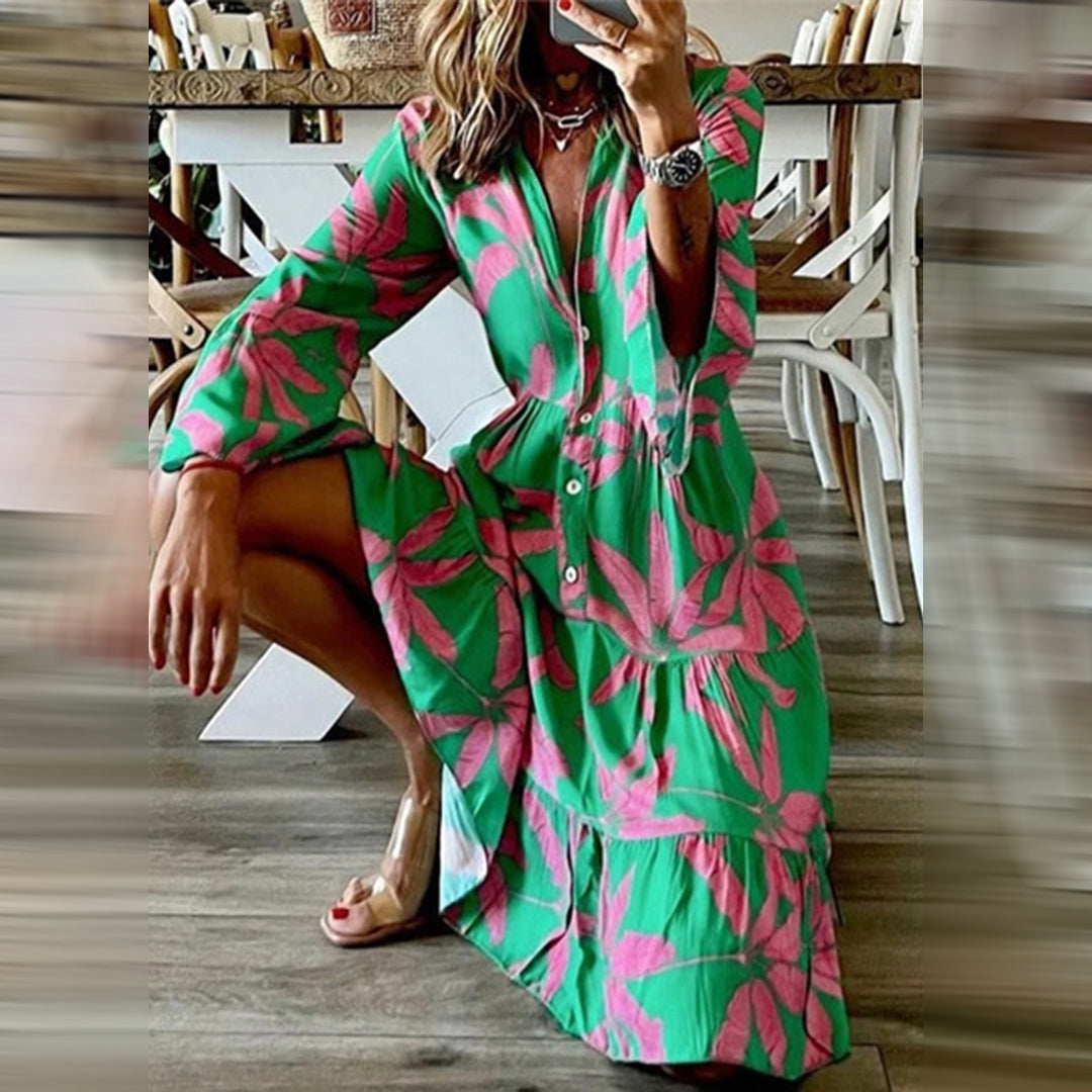 Elegant boho-kjole