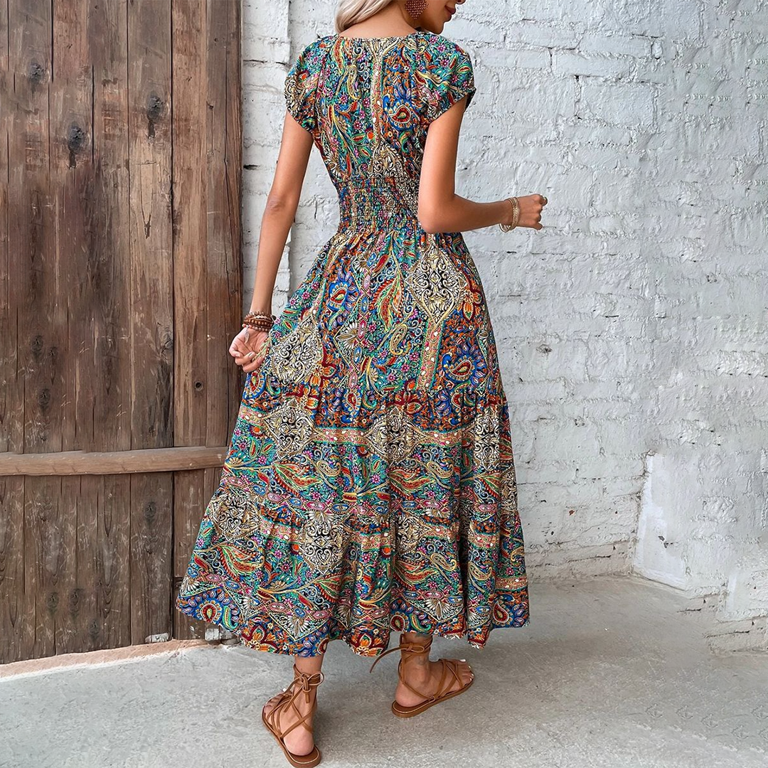 Moderigtig boho-kjole