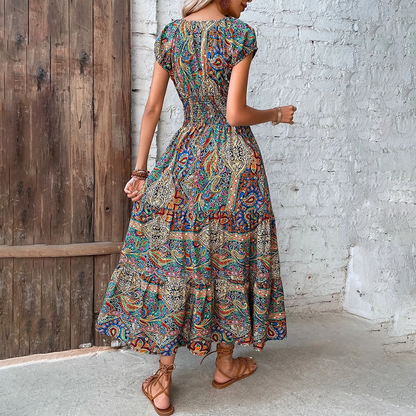 Moderigtig boho-kjole