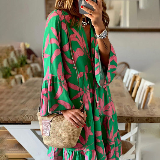Elegant boho-kjole