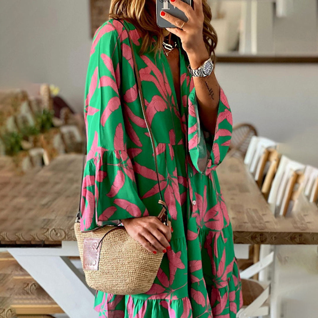 Elegant boho-kjole