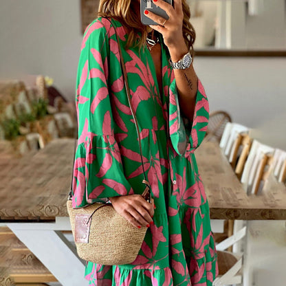 Elegant boho-kjole
