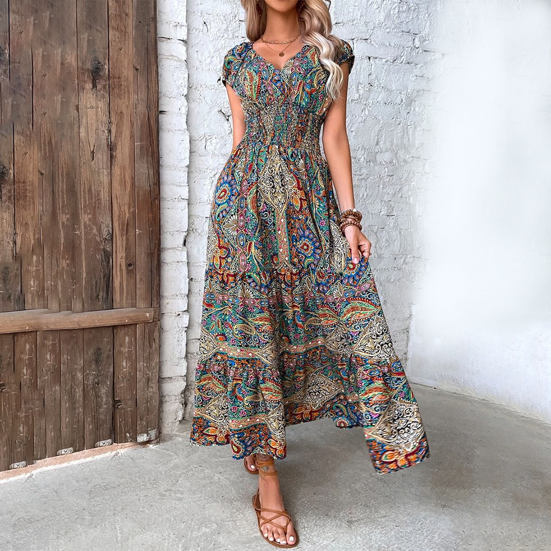 Moderigtig boho-kjole