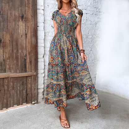 Moderigtig boho-kjole