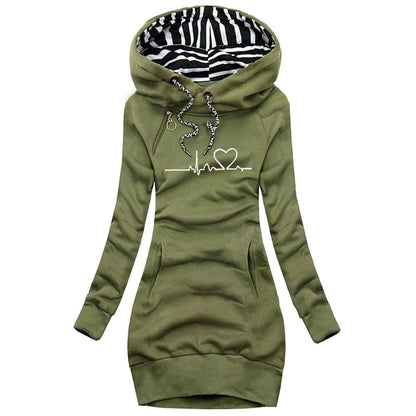 Trendy hoodiekjole til piger til kvinder