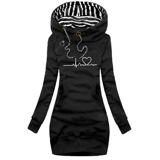 Trendy hoodiekjole til piger til kvinder