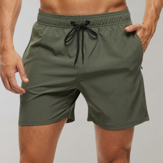 Herreshorts med lynlåslommer