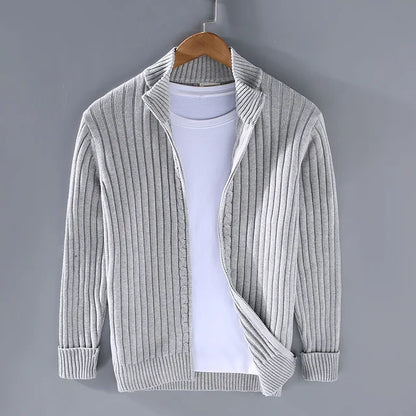Strikket cardigan til mænd