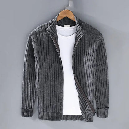 Strikket cardigan til mænd