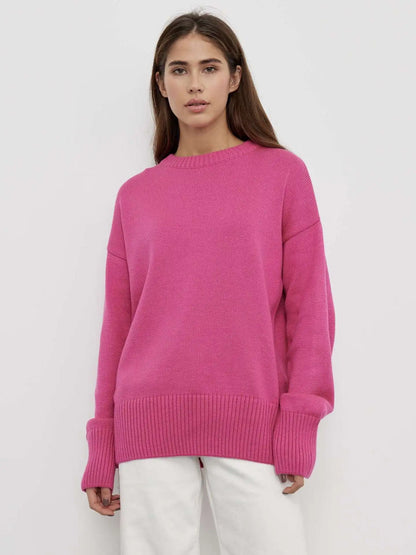 Basic kashmir-sweater til damer