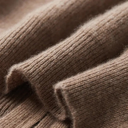Cashmere hættetrøje med lynlås til mænd