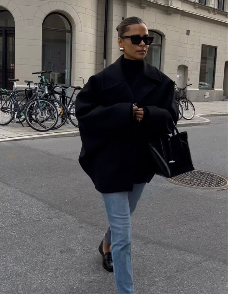 Langærmet trenchcoat til kvinder