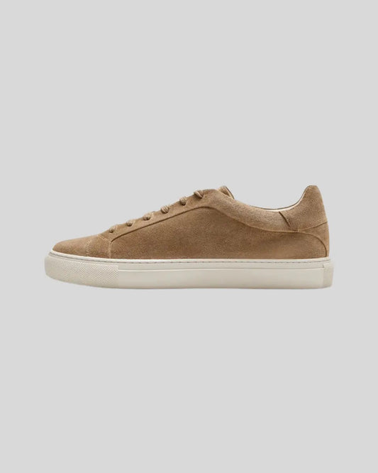 Khaki Oxford-sneakers til mænd
