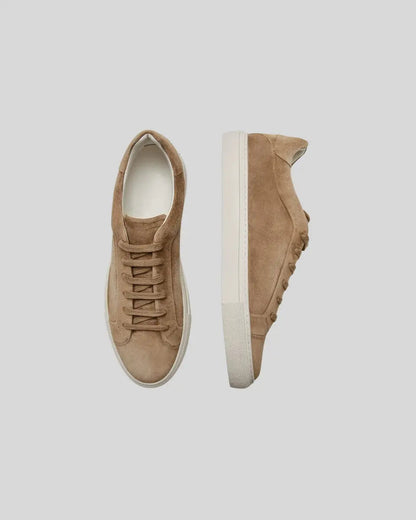 Khaki Oxford-sneakers til mænd