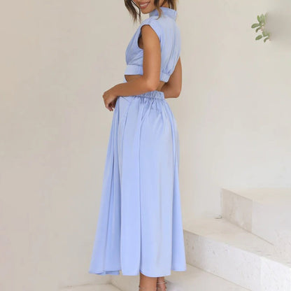 Elegant kjole uden ærmer