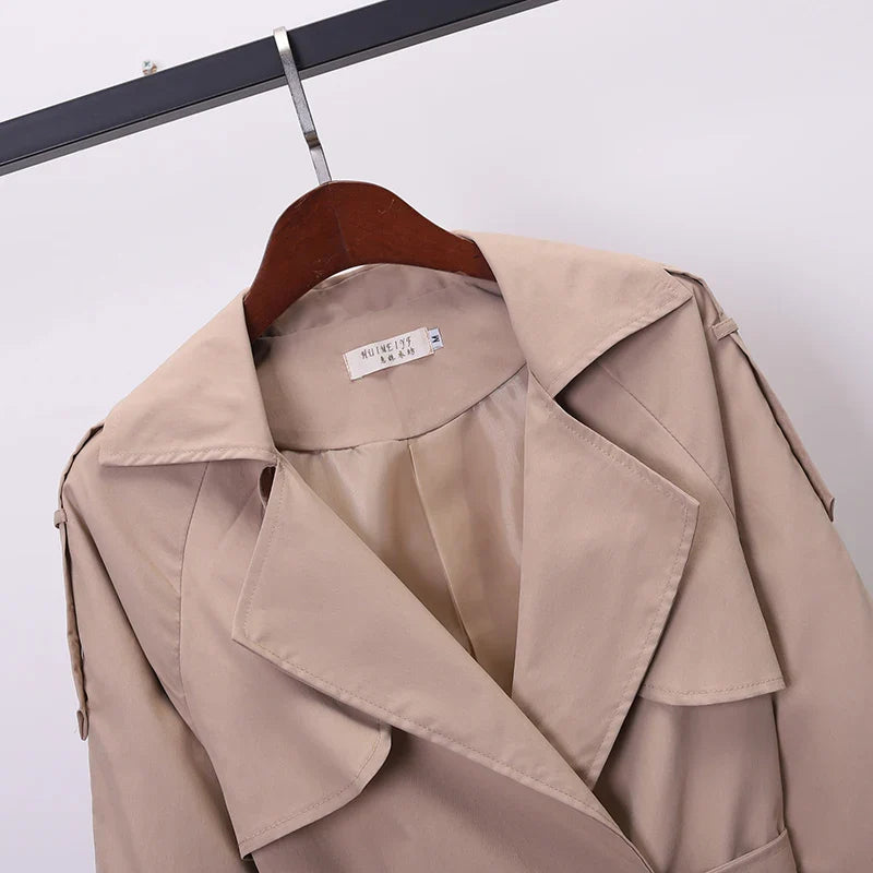 Elegante trenchcoats med bælte til kvinder