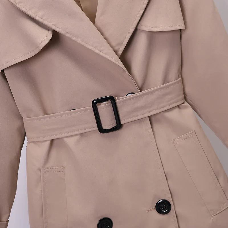 Elegante trenchcoats med bælte til kvinder