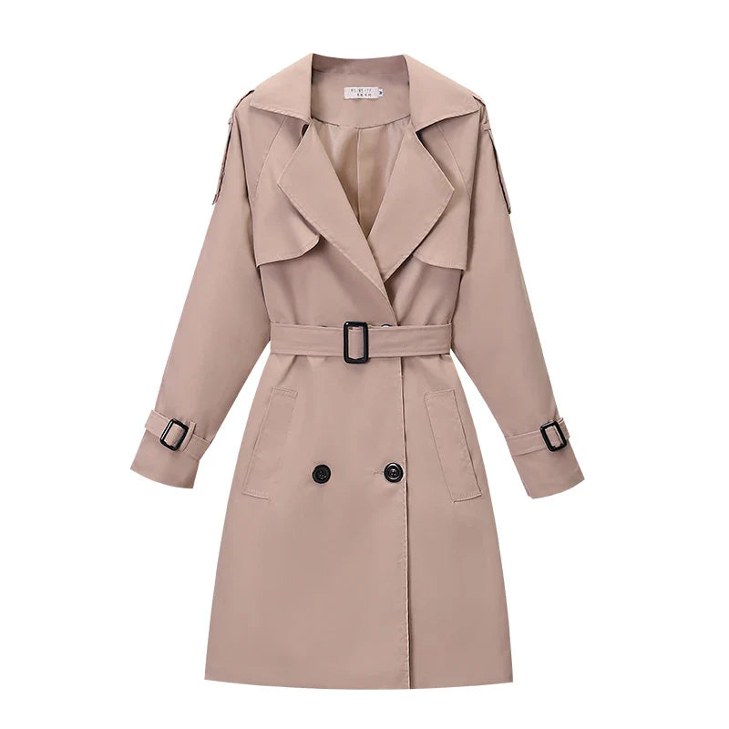 Elegante trenchcoats med bælte til kvinder