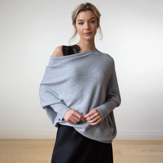 Langærmet Baggy Slouchy Top til kvinder