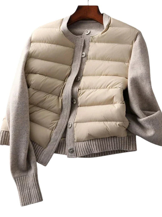 Moderigtig vatteret jakke til kvinder