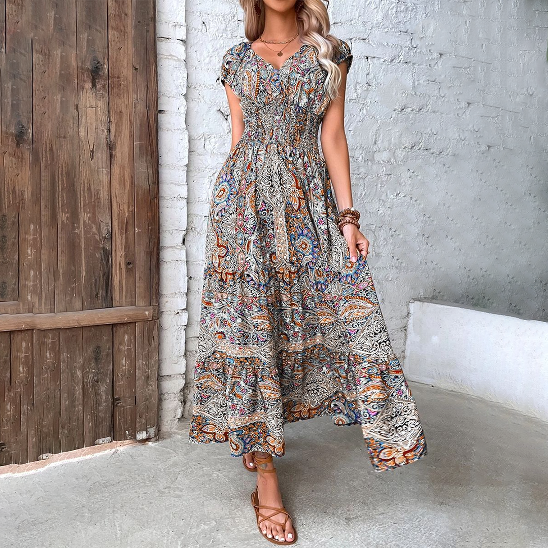 Moderigtig boho-kjole