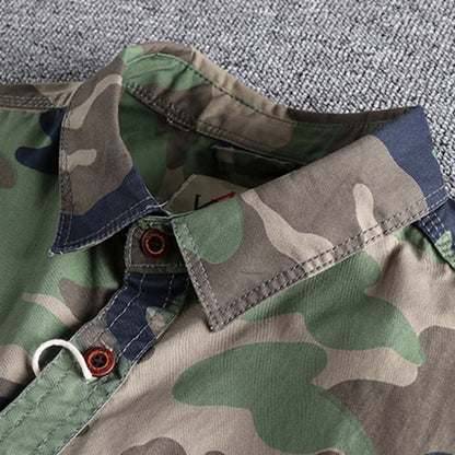 Herre camouflage skjorter