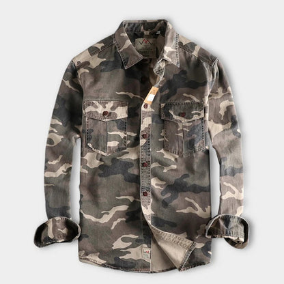 Herre camouflage skjorter