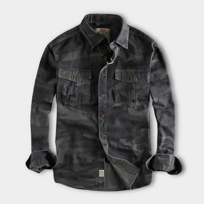 Herre camouflage skjorter