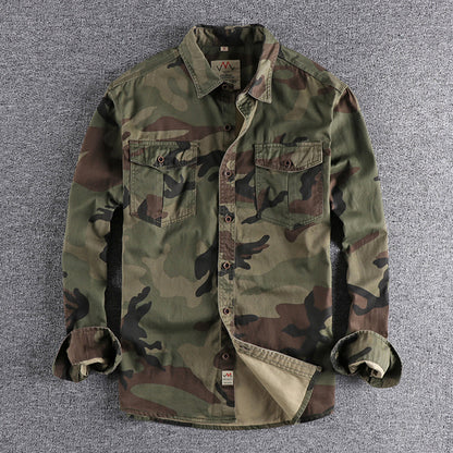 Herre camouflage skjorter