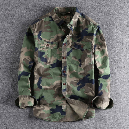 Herre camouflage skjorter