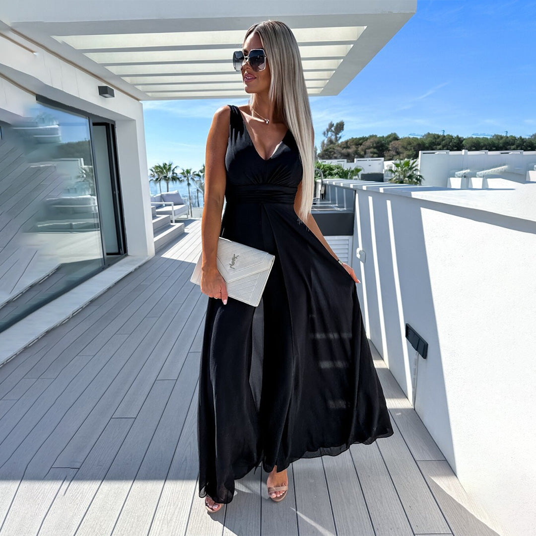 Gala jumpsuit med jeans til kvinder
