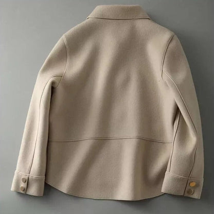 Vinterfrakke til kvinder med opvarmet button-down