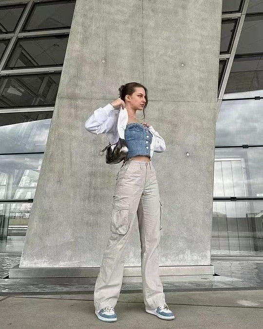 Straight Fit Cargo Pants