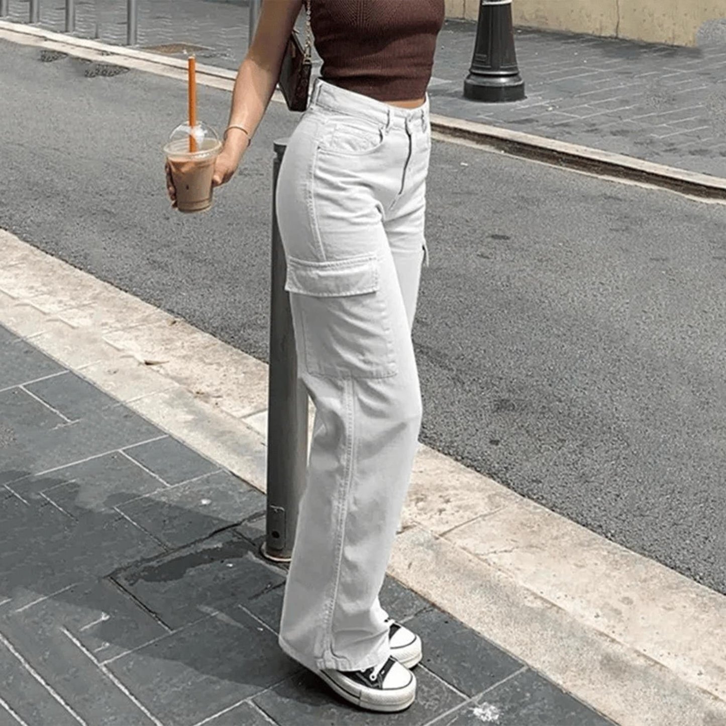 Straight Fit Cargo Pants