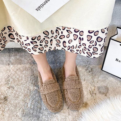 Stilfulde fluffy sandaler til kvinder