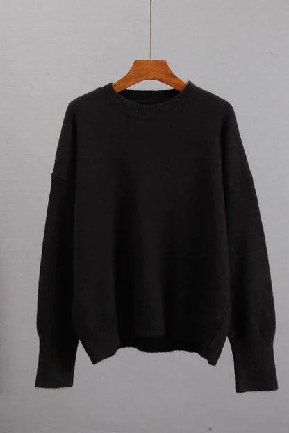 Basic kashmir-sweater til damer