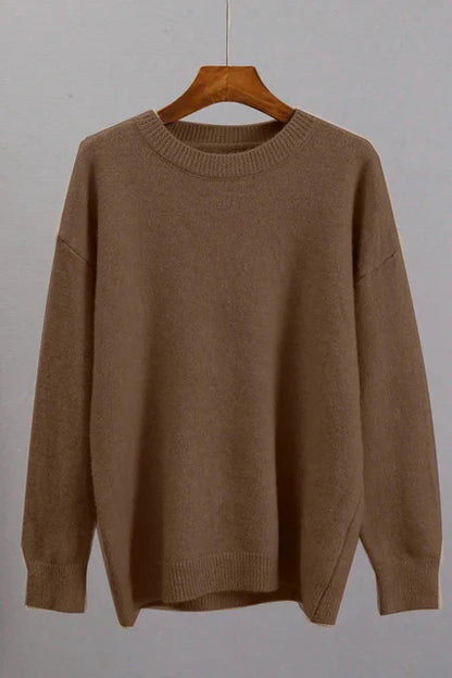 Basic kashmir-sweater til damer
