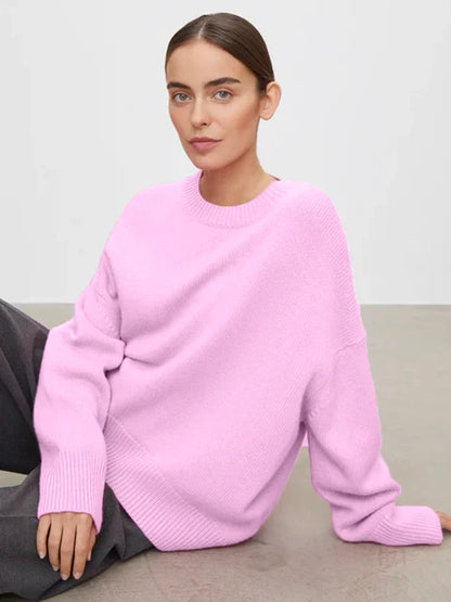 Basic kashmir-sweater til damer