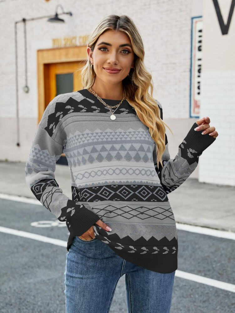 Vintage-sweater til kvinder
