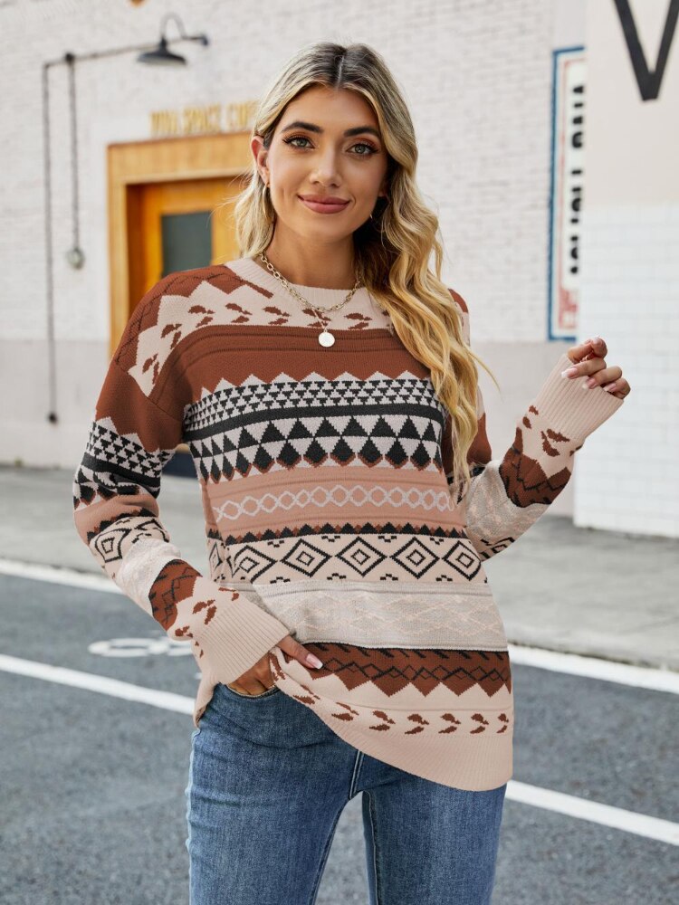 Vintage-sweater til kvinder