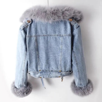 Elegant denimjakke til kvinder
