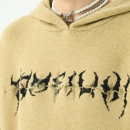Knitted centipede hoodie til mænd